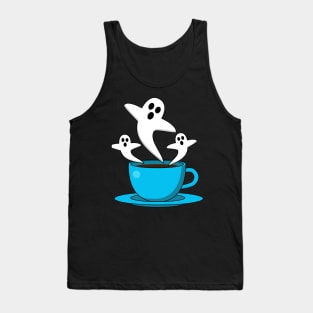 A Cup of Ghost Smoking Coffee Tank Top